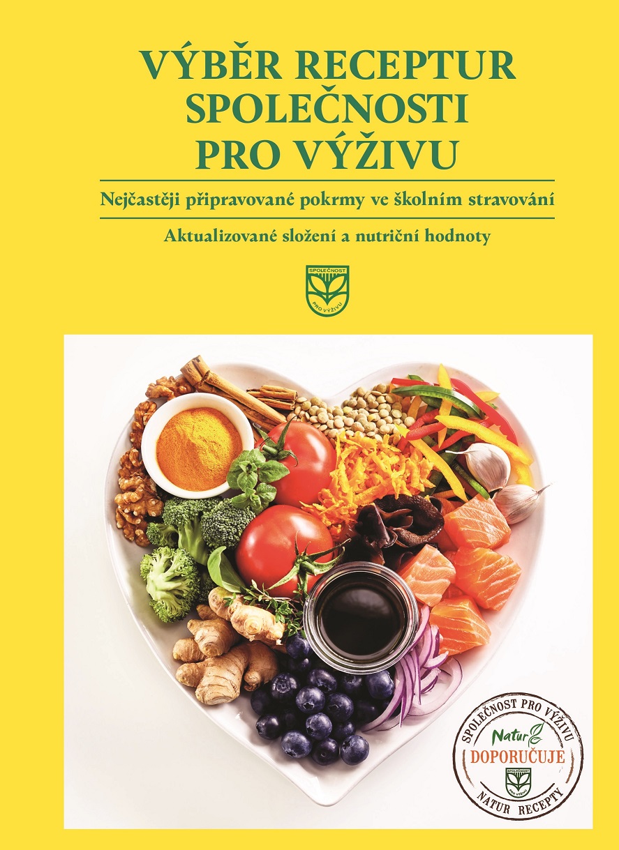 obálka časopisu Publikace od Společnost pro výživu Výběr receptur Společnosti pro výživu