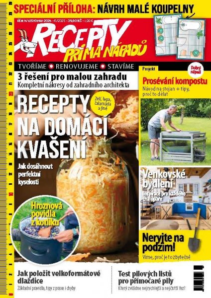 obálka časopisu Recepty prima nápadů 7/2025