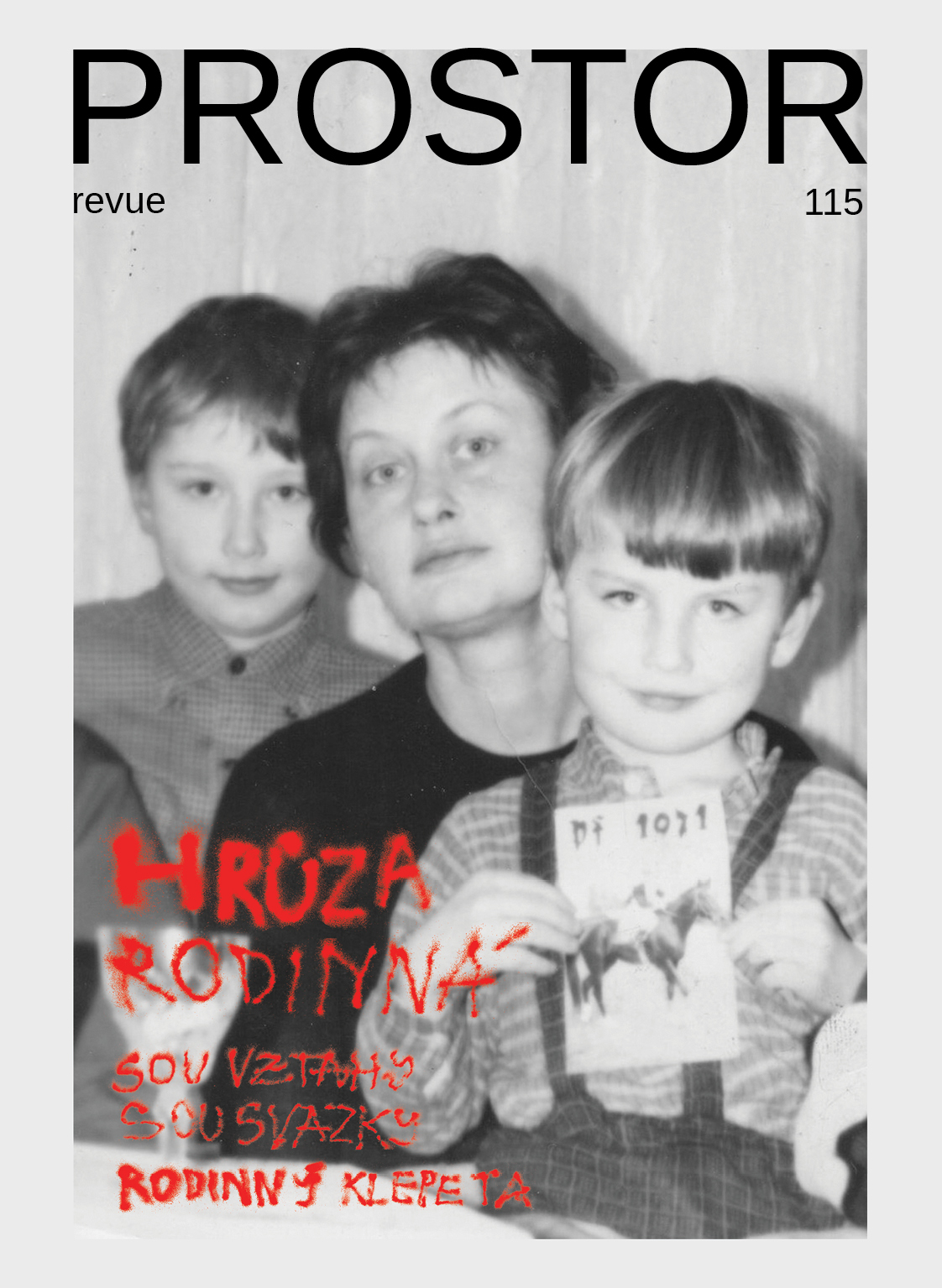 obálka časopisu Revue Prostor 115/2021 - Rodina