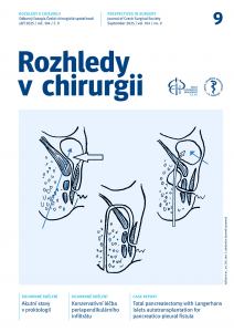 obálka časopisu Rozhledy v chirurgii  9/2025