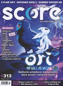 obálka časopisu Score 313/2020
