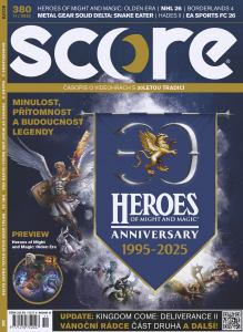 obálka časopisu Score 380/2025