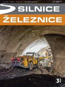 obálka časopisu Silnice a železnice 3/2023