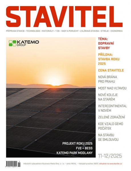 obálka časopisu Stavitel 11-12/2025