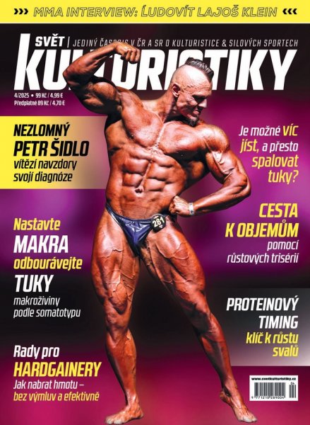 obálka časopisu Svět kulturistiky 4/2025