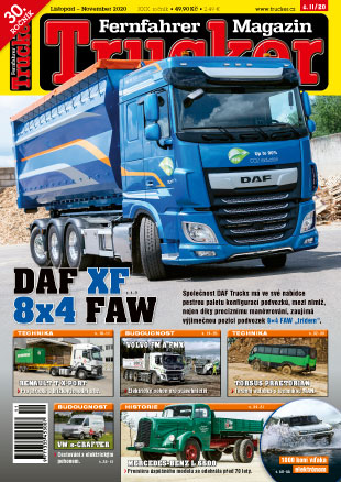 obálka časopisu Trucker 11/2020