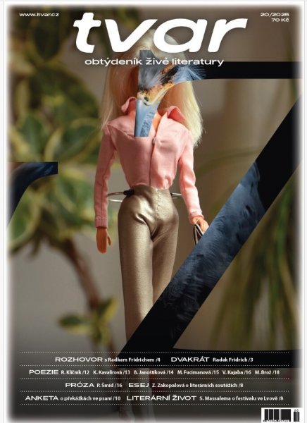 obálka časopisu Tvar 20/2025
