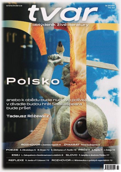obálka časopisu Tvar 3/2025