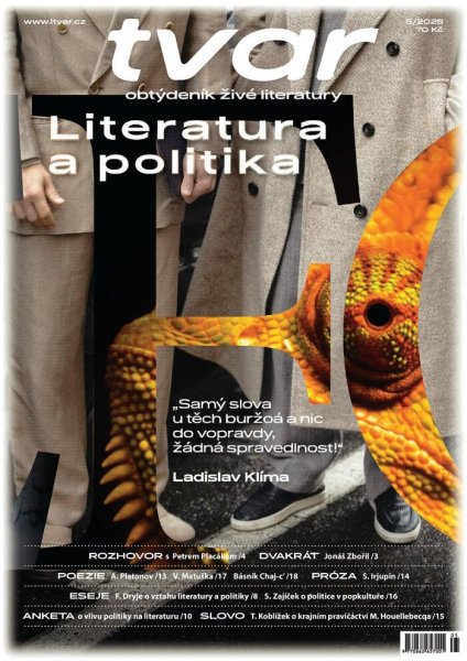 obálka časopisu Tvar 5/2025
