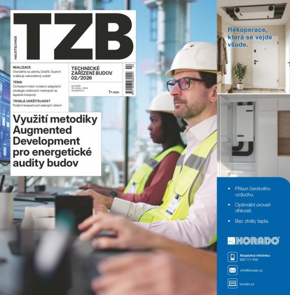 obálka časopisu TZB Haustechnik 2/2026