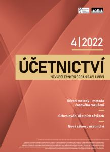 obálka časopisu Účetnictví nevýdělečných organizací a obcí Účetnictví nevýdělečných organizací a obcí 4/2022