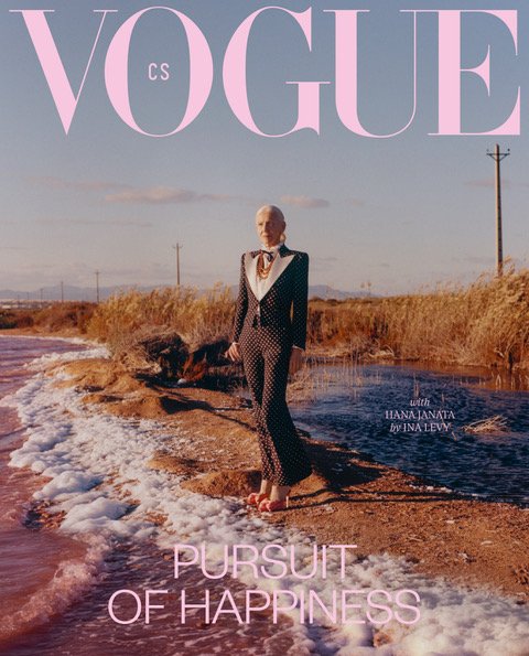 obálka časopisu VOGUE limitovaná edice 1/2026 Hana moře