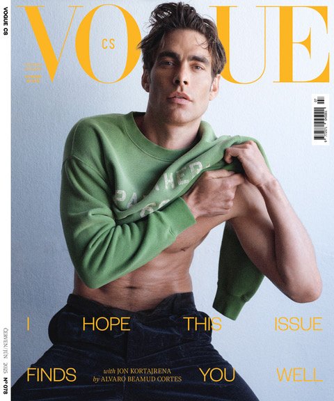 obálka časopisu VOGUE limitovaná edice 7/2025 Jon Kortajarena