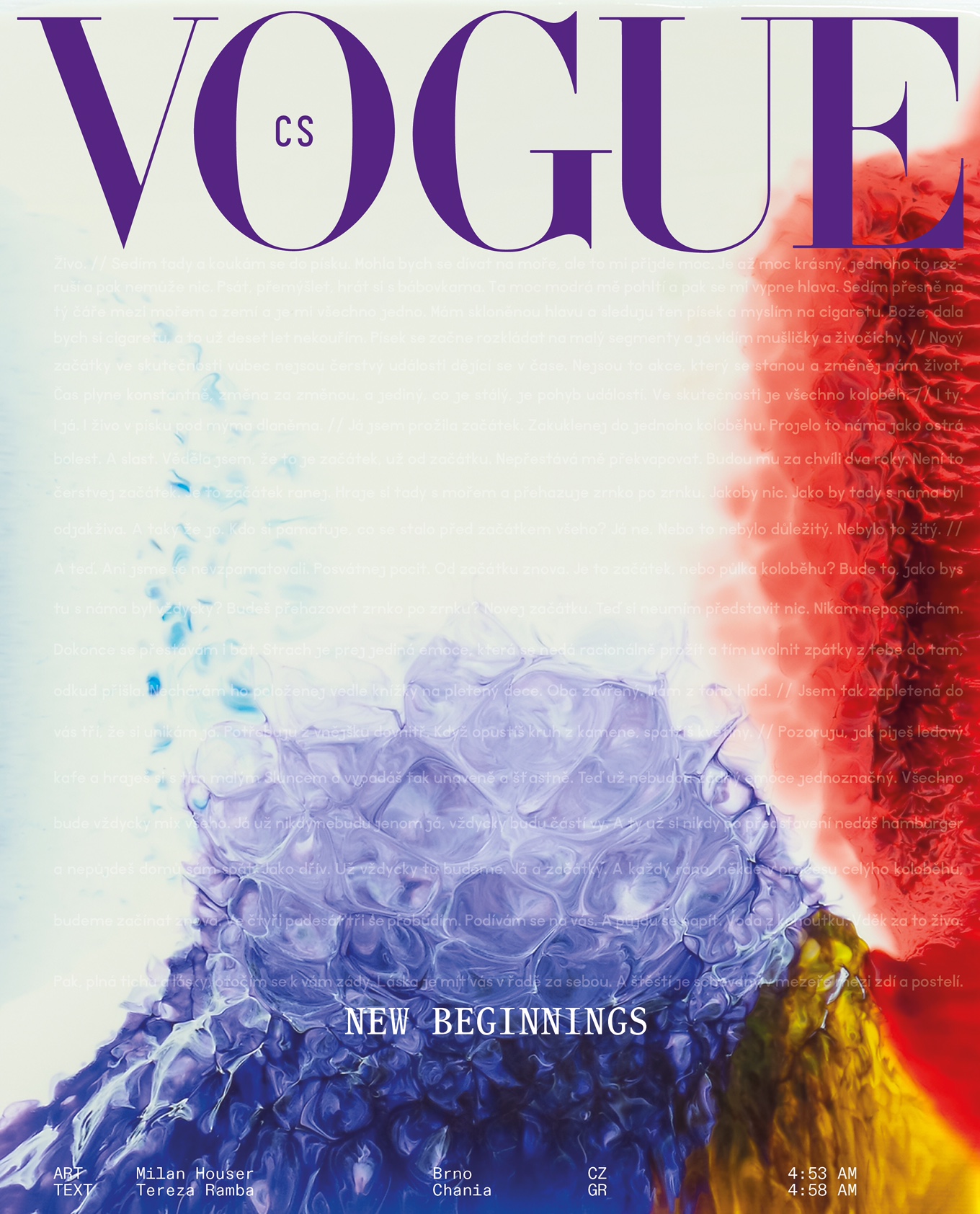 obálka časopisu VOGUE (32) 9/2021