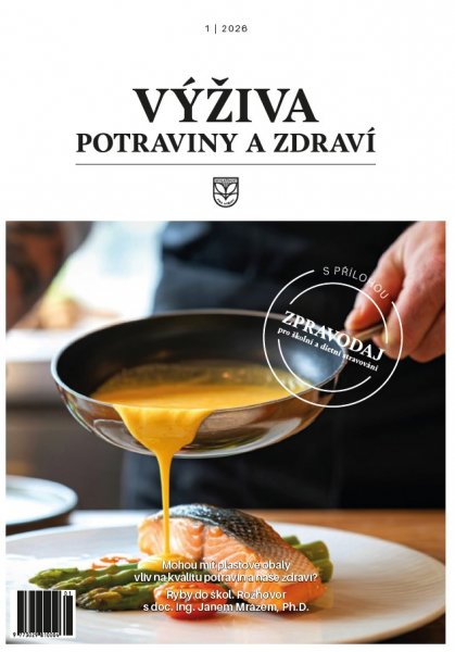 obálka časopisu Výživa, potraviny a zdraví 1/2026