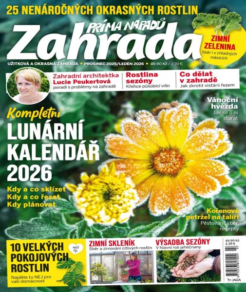 obálka časopisu Zahrada prima nápadů 12-1/2026