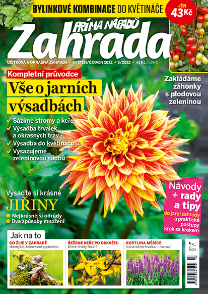 obálka časopisu Zahrada prima nápadů 3/2022