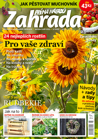 obálka časopisu Zahrada prima nápadů 5/2022