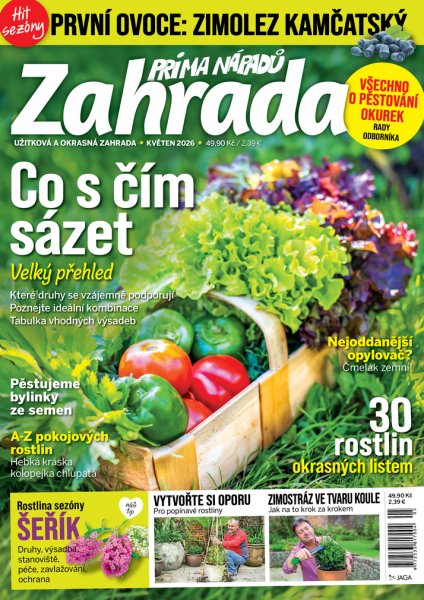 obálka časopisu Zahrada prima nápadů 5/2026