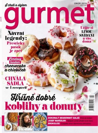 titulní strana časopisu Gurmet a jeho předplatné