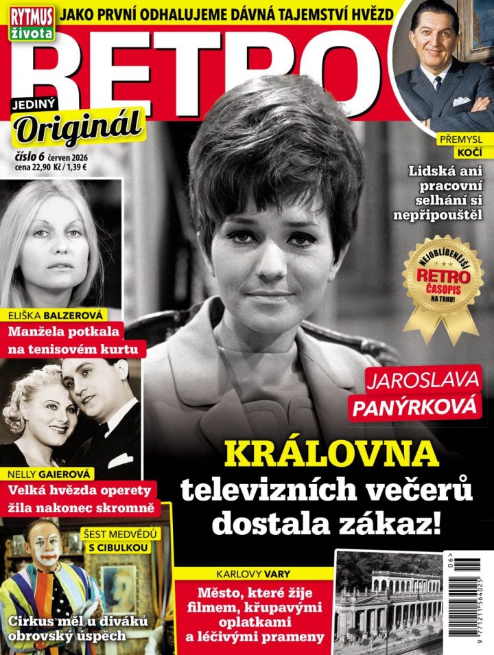 titulní strana časopisu Retro a jeho předplatné