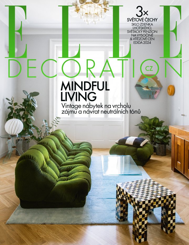 titulní strana časopisu Elle Decoration a jeho předplatné