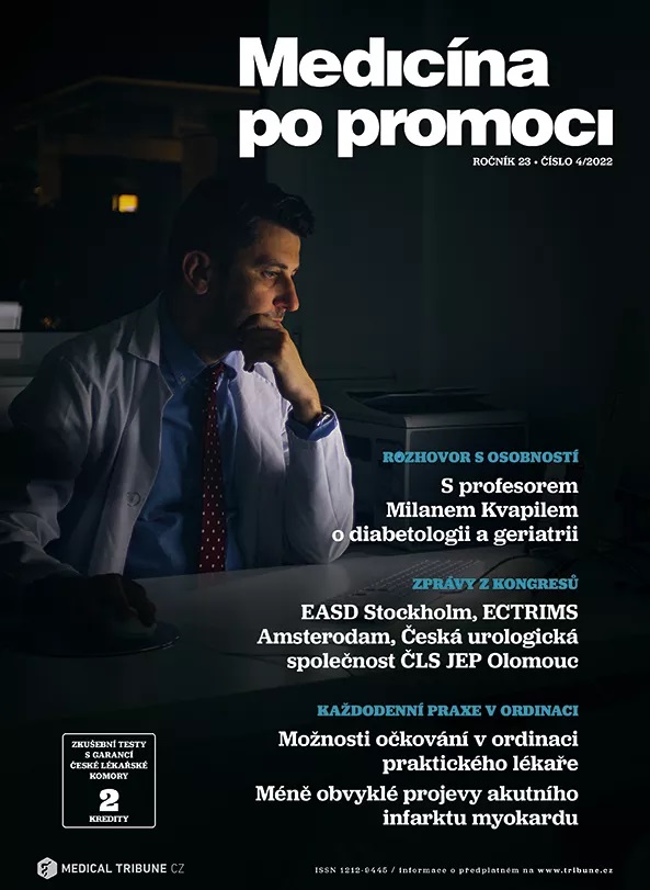titulní strana časopisu Medicína po promoci a jeho předplatné