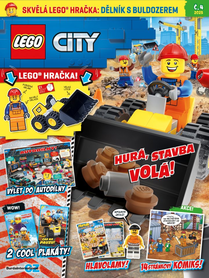 titulní strana časopisu LEGO® City a jeho předplatné