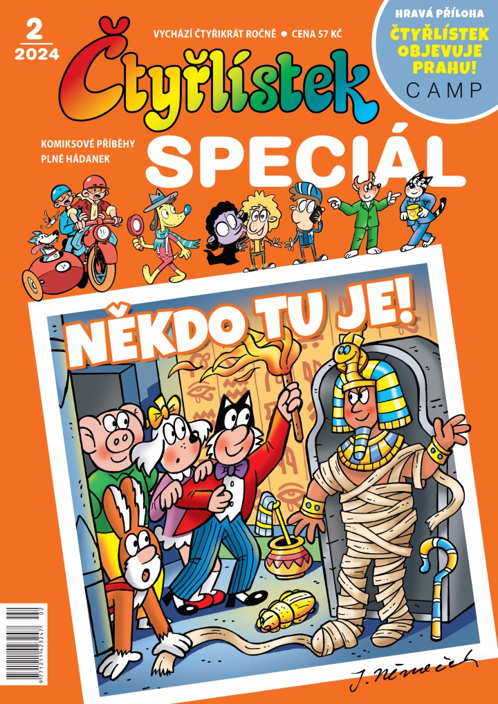 titulní strana časopisu Čtyřlístek speciál a jeho předplatné
