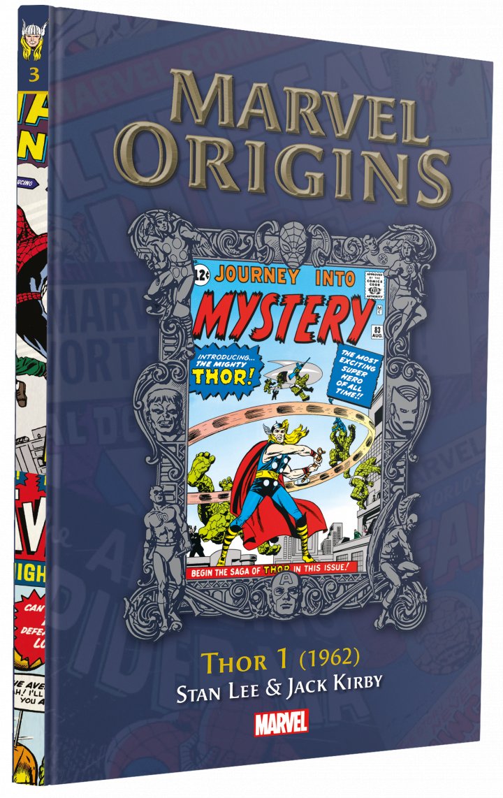 titulní strana časopisu Marvel Origins a jeho předplatné