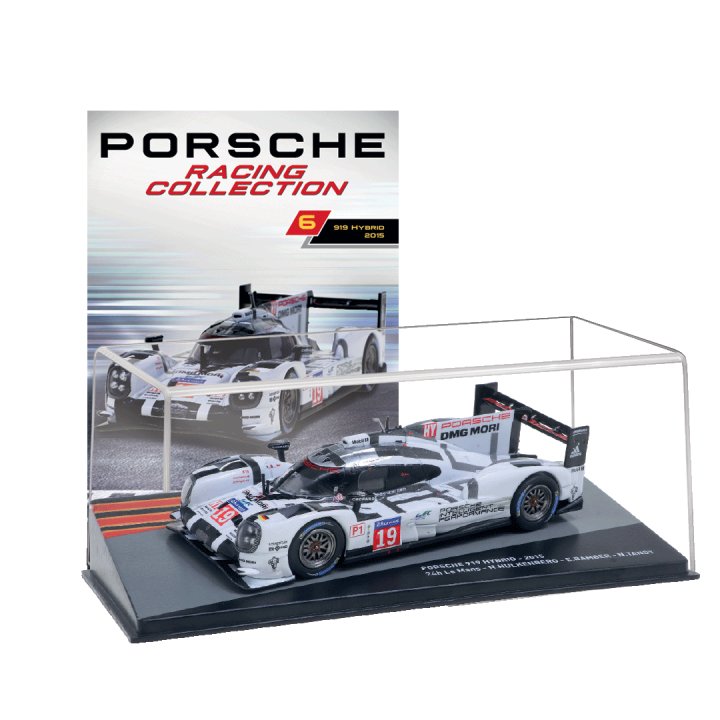 titulní strana časopisu Porsche Racing Collection a jeho předplatné
