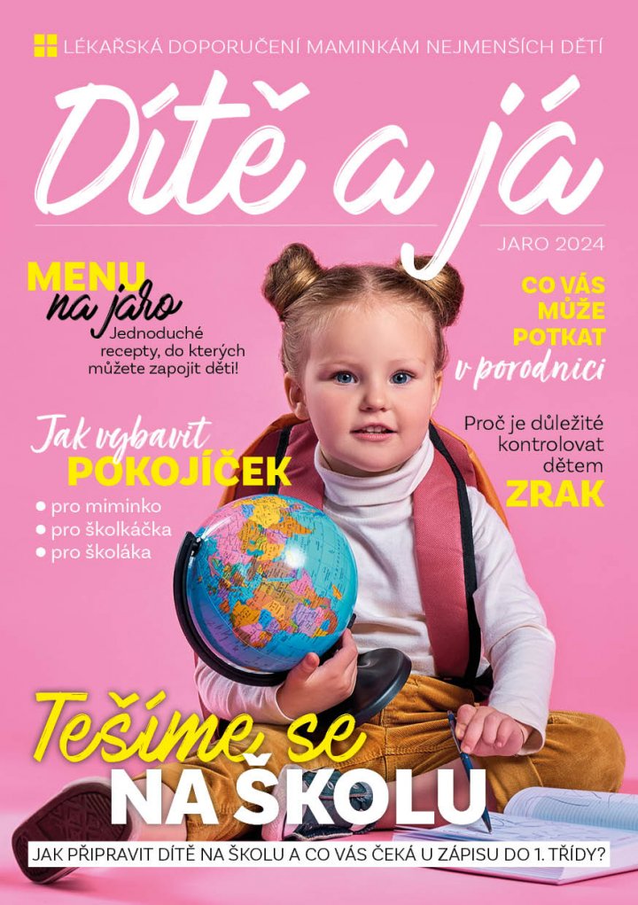 titulní strana časopisu Dítě a já a jeho předplatné