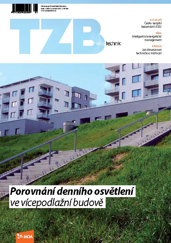 titulní strana časopisu TZB Haustechnik a jeho předplatné