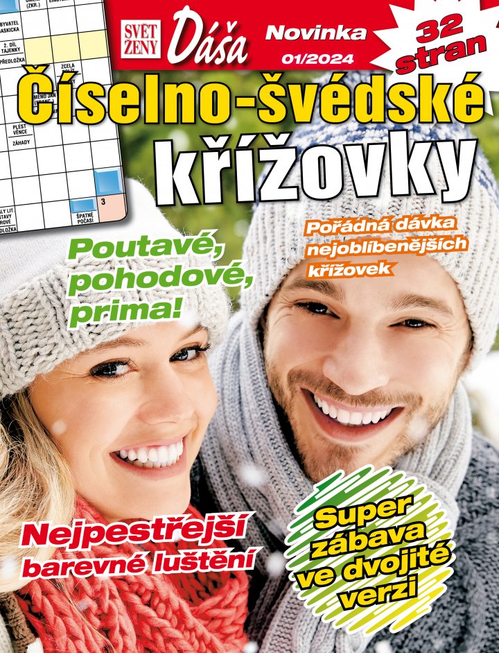 titulní strana časopisu Dáša číselno-švédské křížovky a jeho předplatné