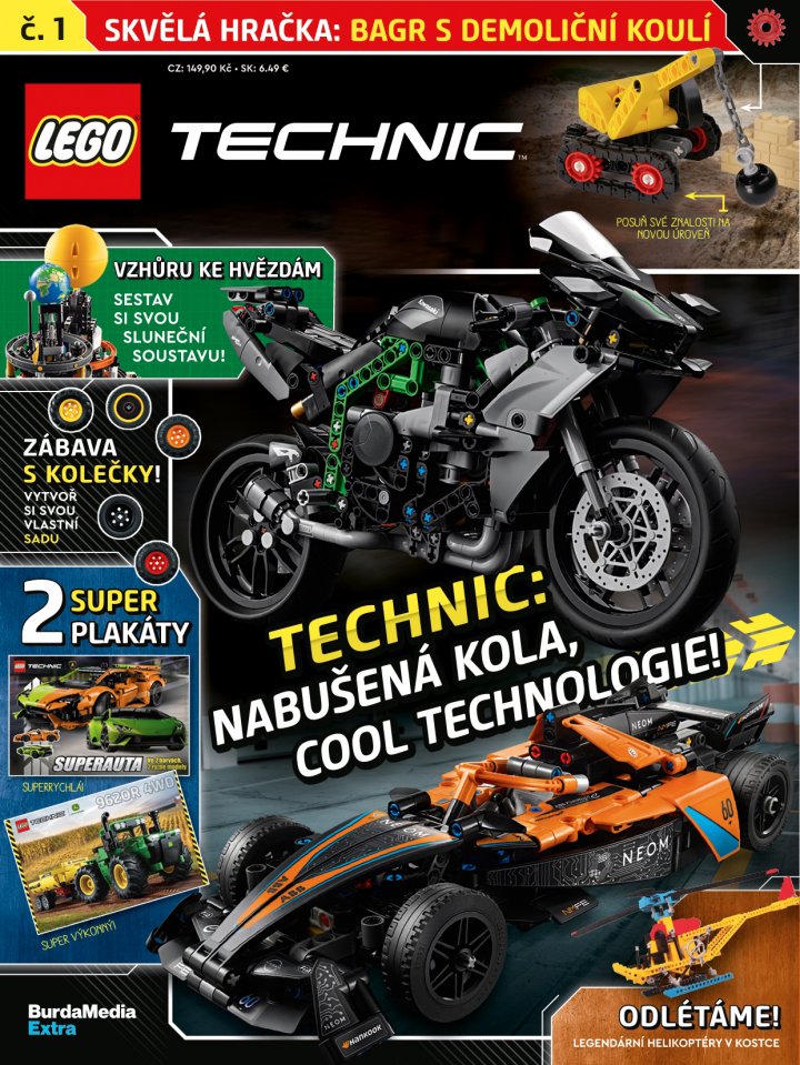 titulní strana časopisu LEGO® Technic™ a jeho předplatné