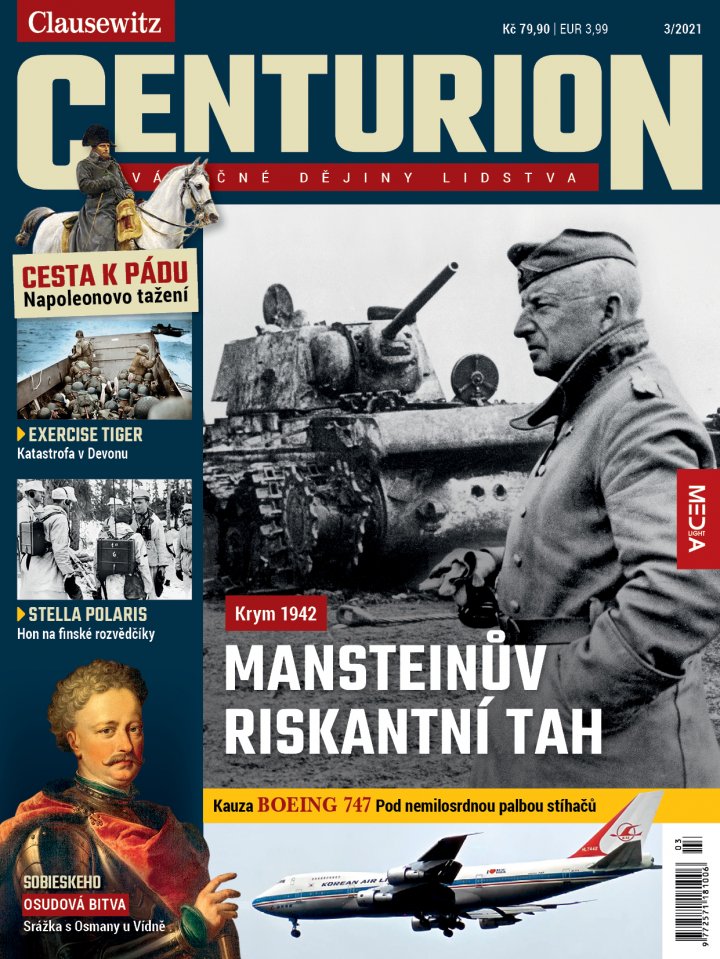 titulní strana časopisu Centurion a jeho předplatné
