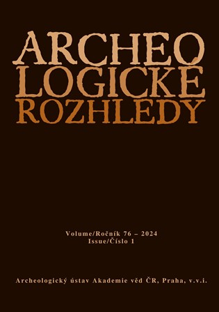 titulní strana časopisu Archeologické rozhledy a jeho předplatné