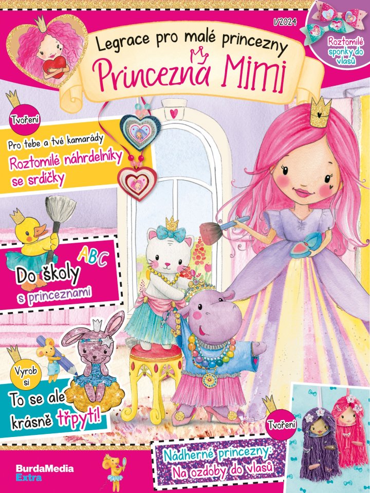 titulní strana časopisu Princezna Mimi a jeho předplatné