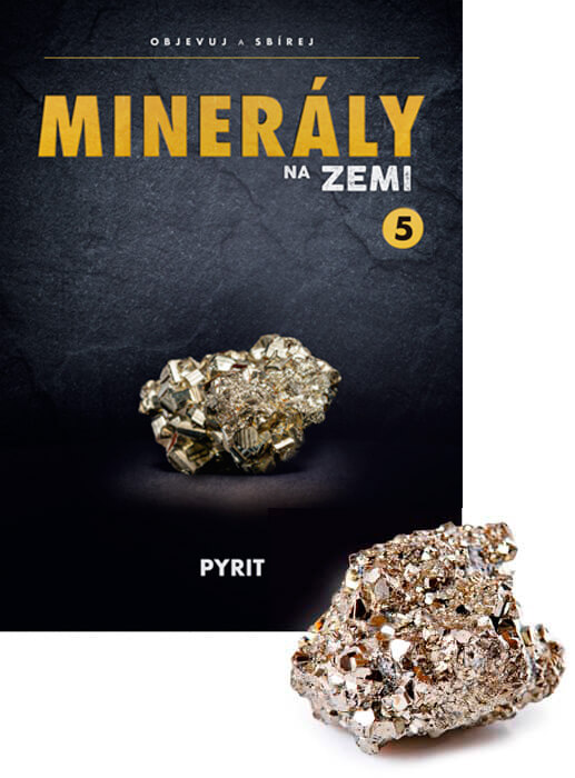 titulní strana časopisu Minerály na zemi II a jeho předplatné