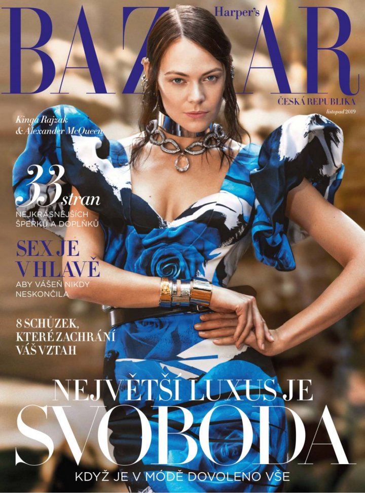 titulní strana časopisu Harper´s Bazaar a jeho předplatné