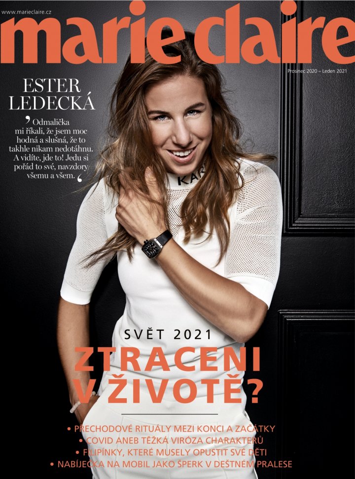 titulní strana časopisu Marie Claire a jeho předplatné
