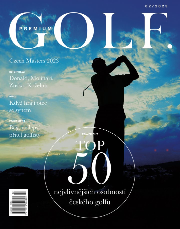 titulní strana časopisu Premium Golf a jeho předplatné
