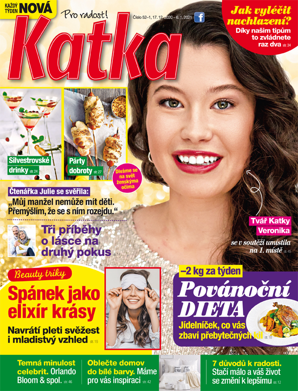 titulní strana časopisu Katka a jeho předplatné