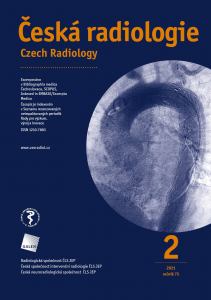 obálka časopisu Česká radiologie