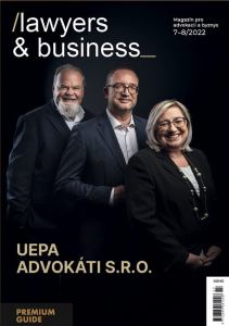 obálka časopisu Lawyers & Business