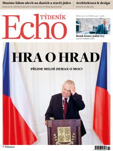 obálka časopisu Týdeník Echo
