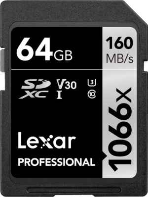  12× časopis FotoVideo + profesionální paměťová karta Lexar SDXC 64GB v hodnotě 990 Kč
 (1066x Professional Class 10 UHS-I U3).    Profesionální paměťová karta vhodná pro fotografování ve vysokém rozlišení a video od full HD až po 4K. Garantovaná rychlost čtení 160 MB/s a maximální rychlost zápisu 70 MB/s. Rychlostní třída pro video V30.