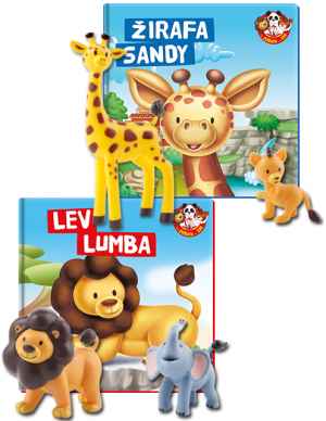 V balíčku obdržíte  čísla  1 Lev Lumba  (s figurkami lva a slůněte) a  2 Žifara Sandy  (s figurkami žirafy a lvíčete). Číslo  3 Tygr Sayan  (s figurkami tygra a tučňáka) obdržíte zdarma v další zásilce. Cena čísla 4 a dalších je 219 Kč.