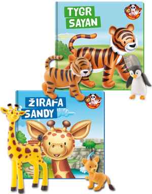 V balíčku obdržíte čísla  2 Žirafa Sandy  (s figurkami žirafy a lvíčete) a  3 Tygr Sayan  (s figurkami tygra a tučňáka). Číslo 3 je zdarma. Cena čísla 4 a dalších je 219 Kč.