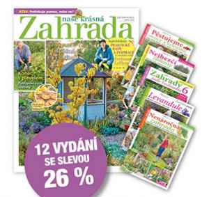 NKZ2411S Nabídka na roční předplatné na 2 tituly   12x Naše krásná zahrada + 5x tematické speciály , se slevou 26 % + DIGI VERZE ZDARMA Je nutno zadat email u odběratele! 